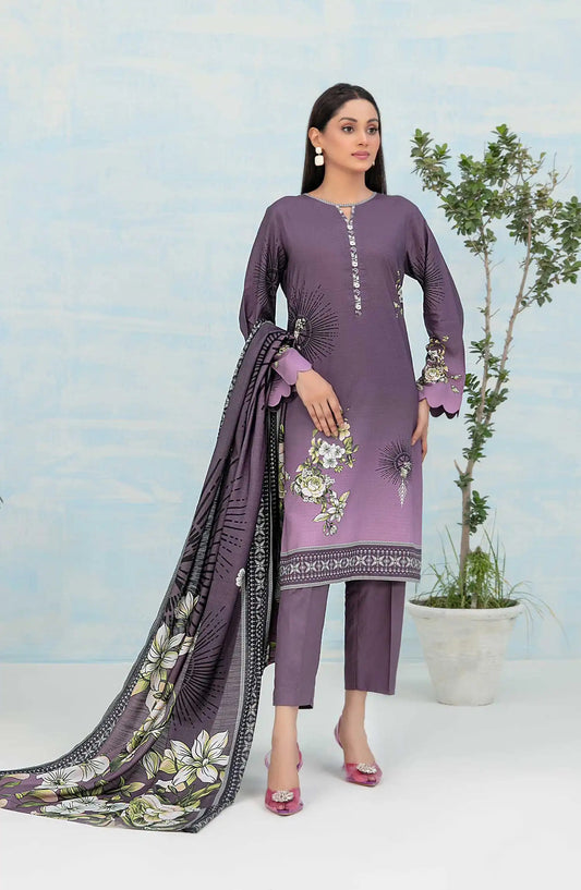 Nese - Stitched Digital Printed Staple 3pcs Collection-TKN-D 5048