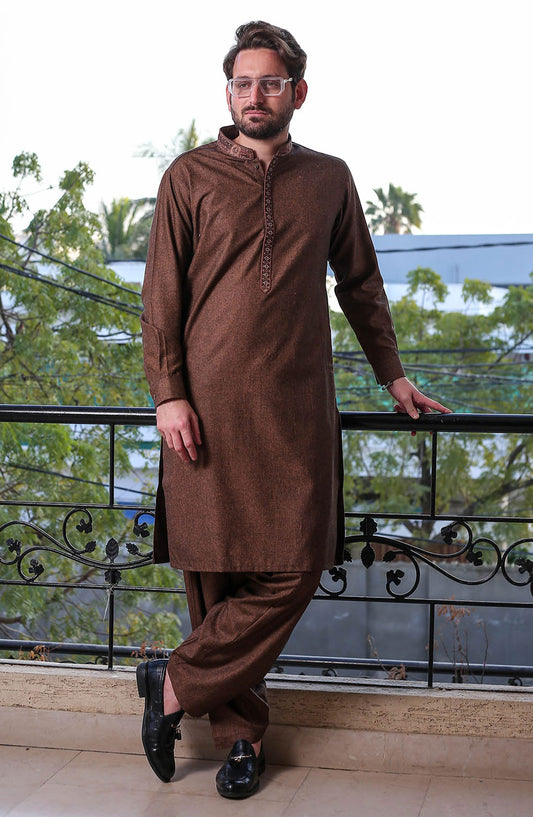 Real Image Mens Shalwar Kameez Collection 2024 - D - 512 Copper