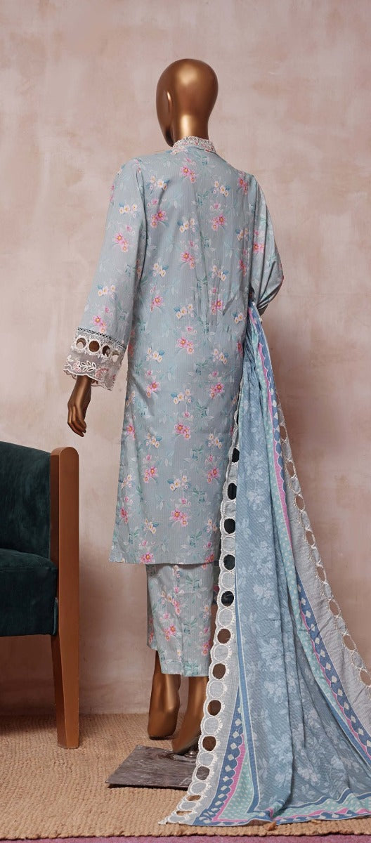 Sadabahar Mid Summer Cutwork with Cutwork Dupatta - D 5674