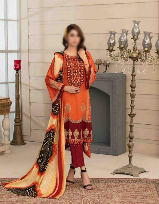 Amna Sohail SERAFINA Linen Collection'21 D-6278