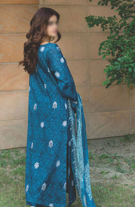Sehar Embroidered Lawn Collection 2024 By Rashid Textile - D 8082