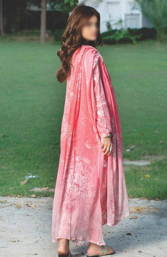 Sehar Embroidered Lawn Collection 2024 By Rashid Textile - D 8084