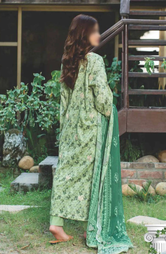 Sehar Embroidered Lawn Collection 2024 By Rashid Textile - D 8085
