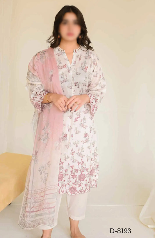 AYNA Embroidered Lawn Collection 2024 - D 8193