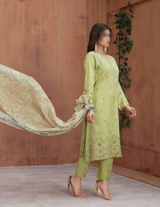 D 8780 MEHNAZ Boring Daman Embroidered Banarsi Lawn Shirt - Fancy Digital Printed Dupatta Collection 2023