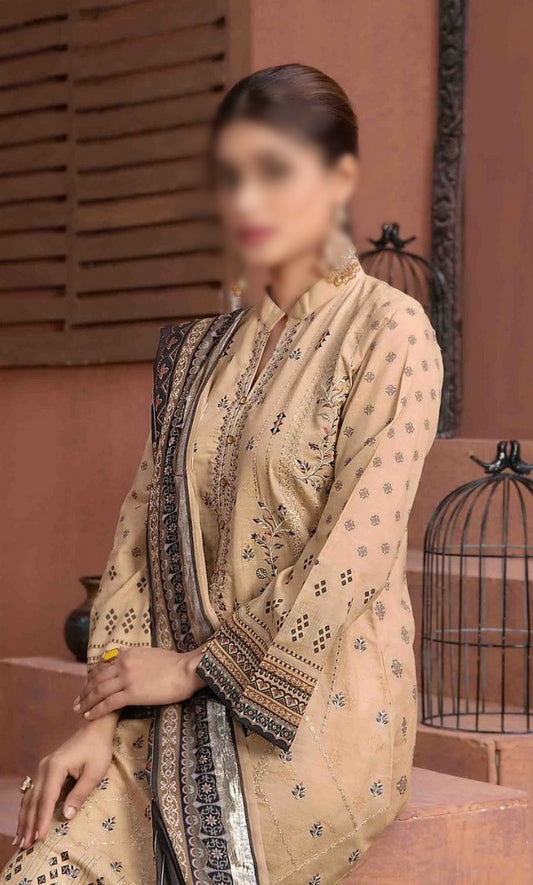 D 8899 SAAJA Embroidered Digital Printed Lawn Collection 2023