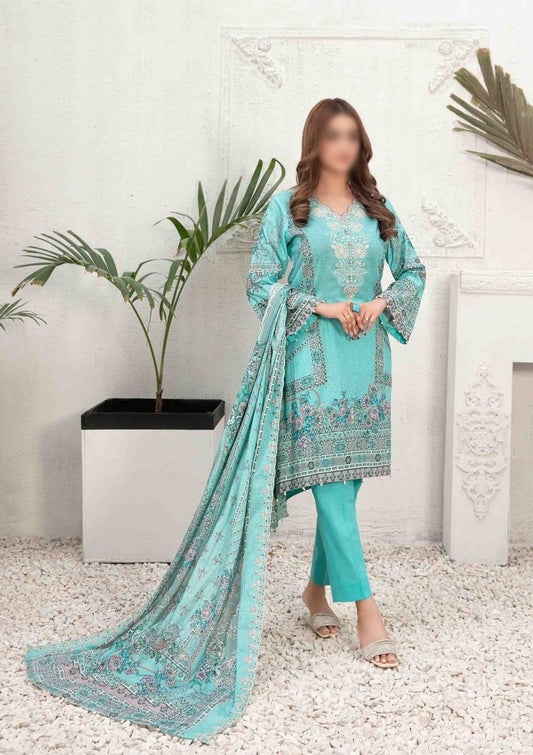 D 8997 AIYLEEN Panni Embroidered Digital Printed Lawn Shirt - Lawn Dupatta Collection 2023