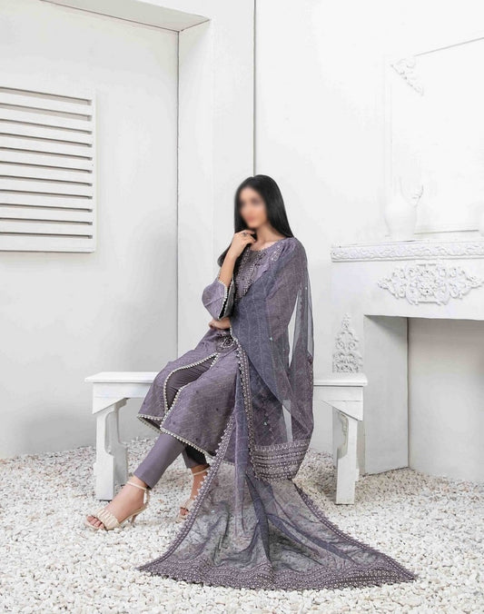 D 9135 MIRARI Lawn Broshia Banarsi - Embroidered Fancy Dupatta Collection 2023