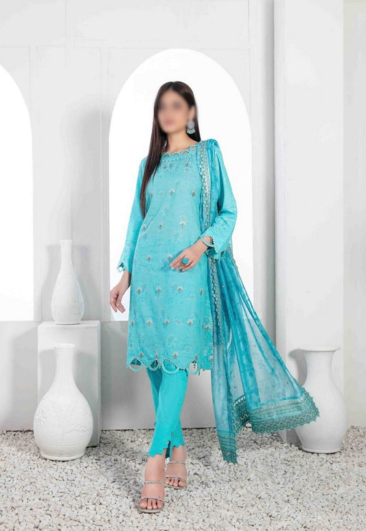 D 9144 MIRARI Lawn Broshia Banarsi - Embroidered Fancy Dupatta Collection 2023