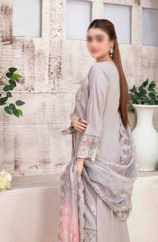 Kaiya - Embroidered Slub Lawn Collection 2024 - D 9177