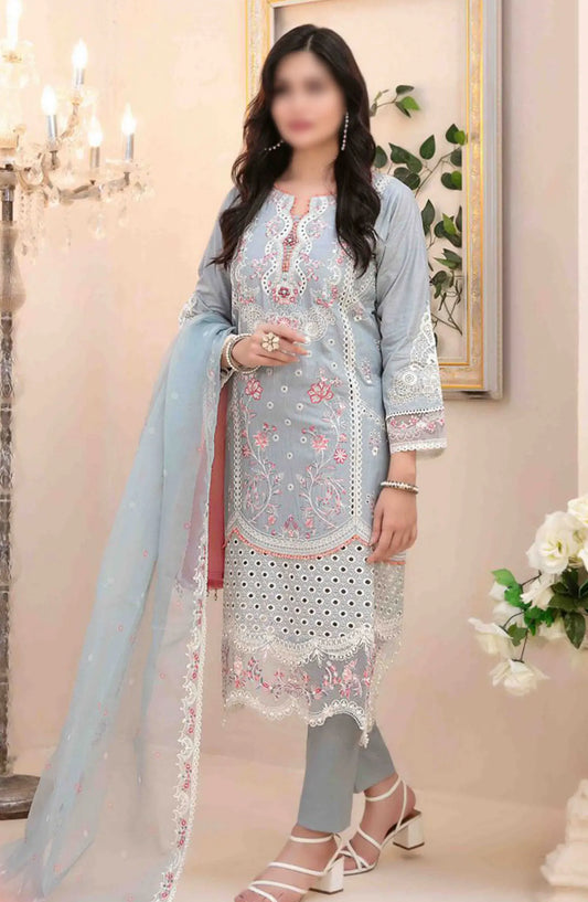 Kaiya - Embroidered Slub Lawn Collection 2024 - D 9178