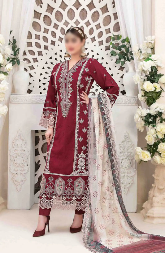 Kaiya - Embroidered Slub Lawn Collection 2024 - D 9179