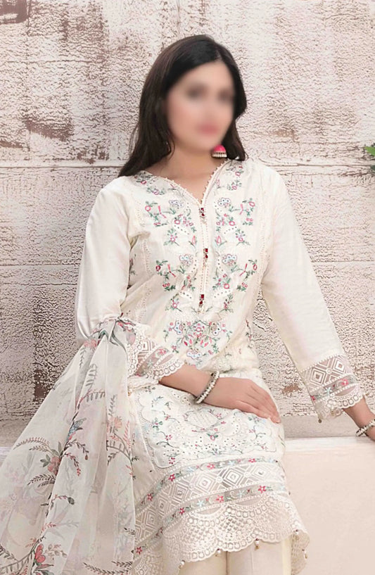 Kaiya - Embroidered Slub Lawn Collection 2024 - D 9181