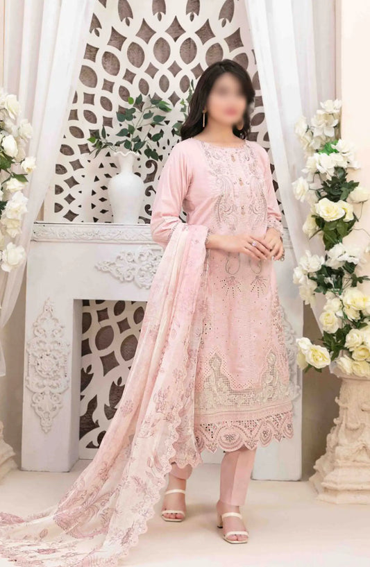 Kaiya - Embroidered Slub Lawn Collection 2024 - D 9182
