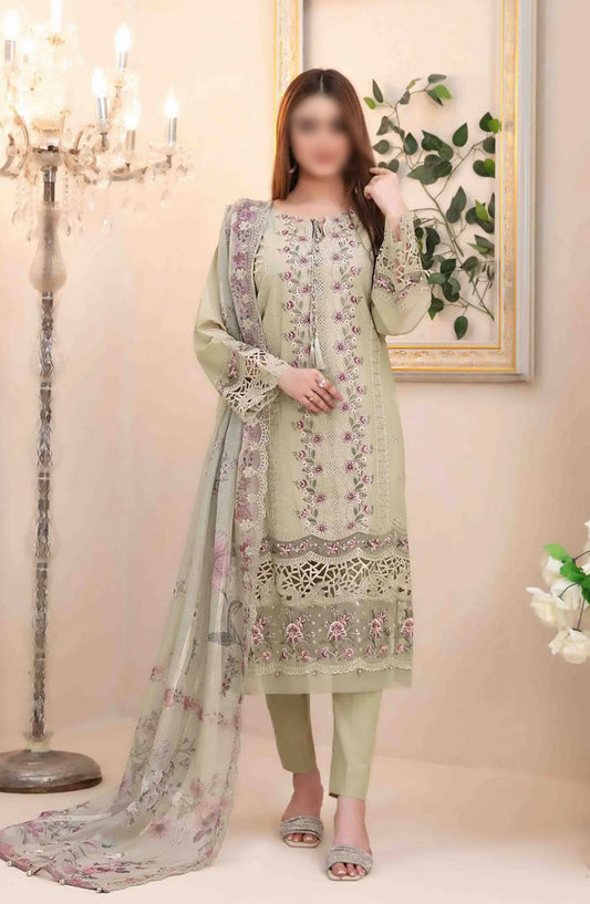 Kaiya - Embroidered Slub Lawn Collection 2024 - D 9183