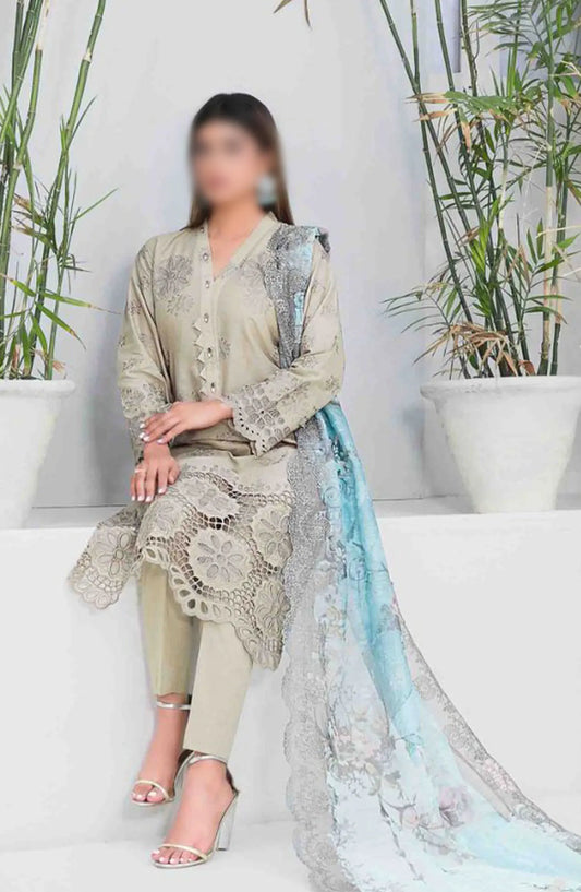 Gulmira - Schiffli Lawn Collection By Tawakkal Fabrics - D 9357