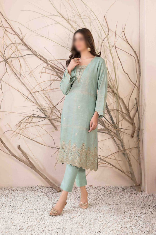 Anayel Embroidered Khaddar Banarsi 2pcs Collection - D 9613