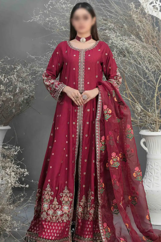 SERAI Fancy Heavy Embroidered Sateen Collection 2023 - D 9656