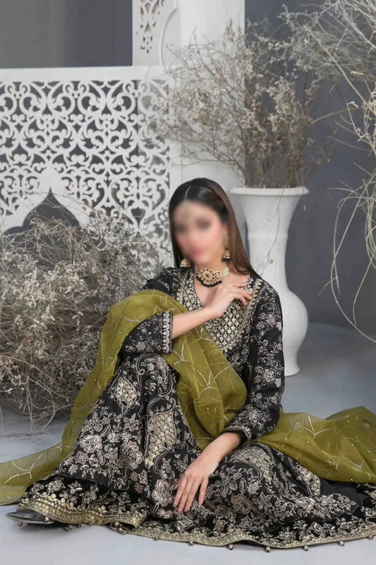 SERAI Fancy Heavy Embroidered Sateen Collection 2023 - D 9657