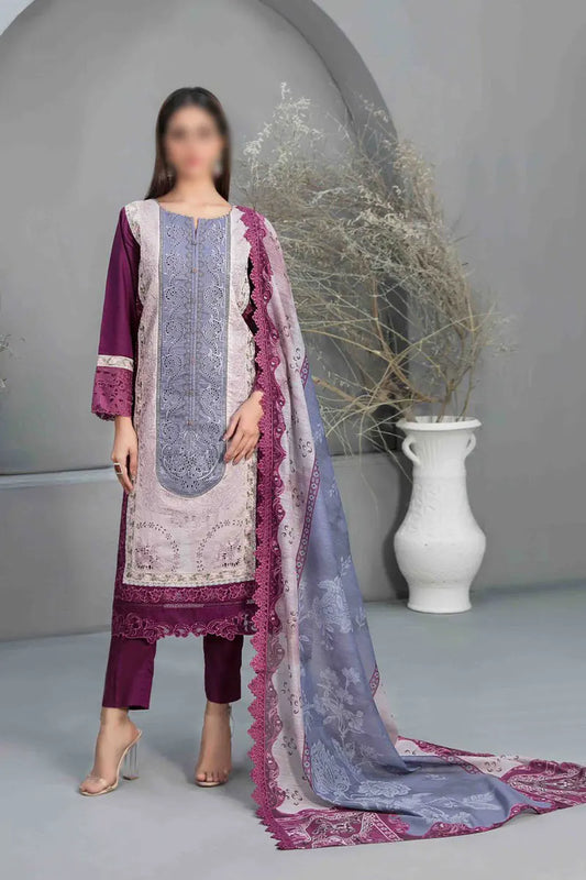 SERAI Fancy Heavy Embroidered Sateen Collection 2023 - D 9659