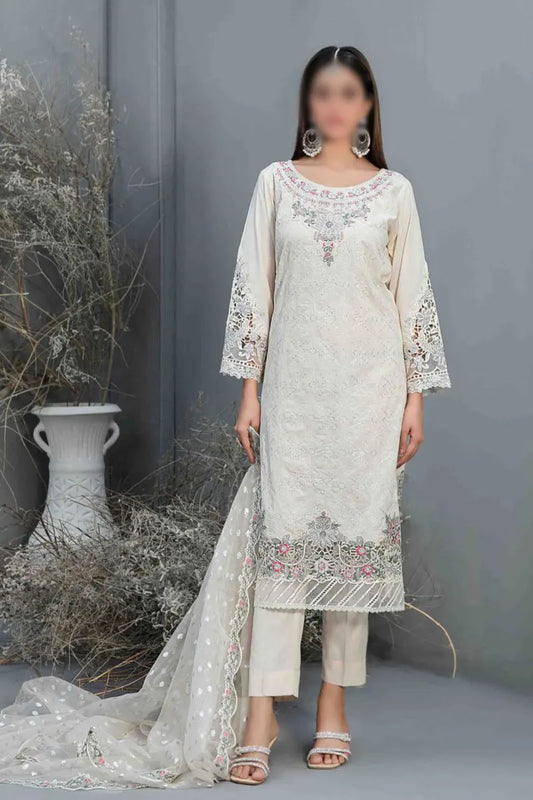 SERAI Fancy Heavy Embroidered Sateen Collection 2023 - D 9662