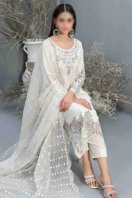 SERAI Fancy Heavy Embroidered Sateen Collection 2023 - D 9662