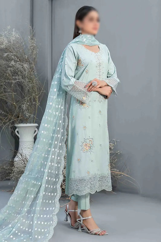 SERAI Fancy Heavy Embroidered Sateen Collection 2023 - D 9663