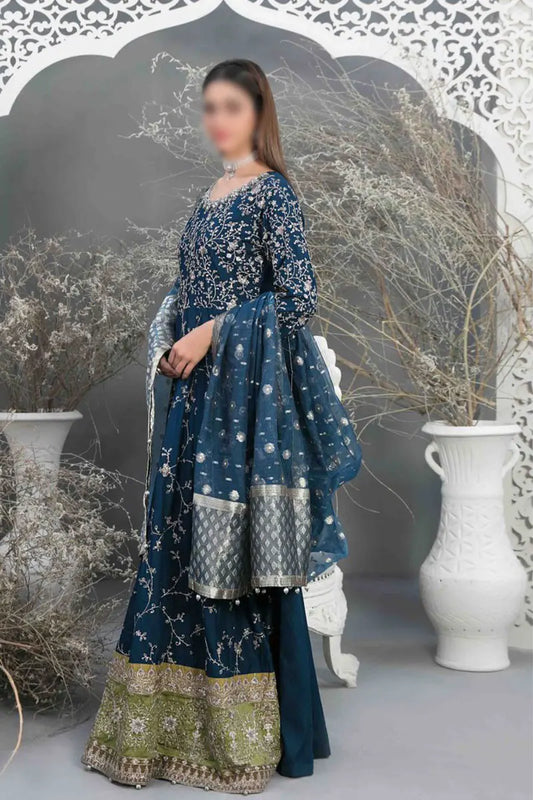 SERAI Fancy Heavy Embroidered Sateen Collection 2023 - D 9665