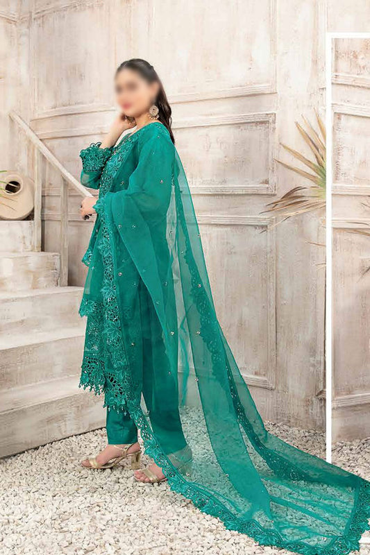 Mishkah - Embroidered Organza Collection 2023 - D 9929