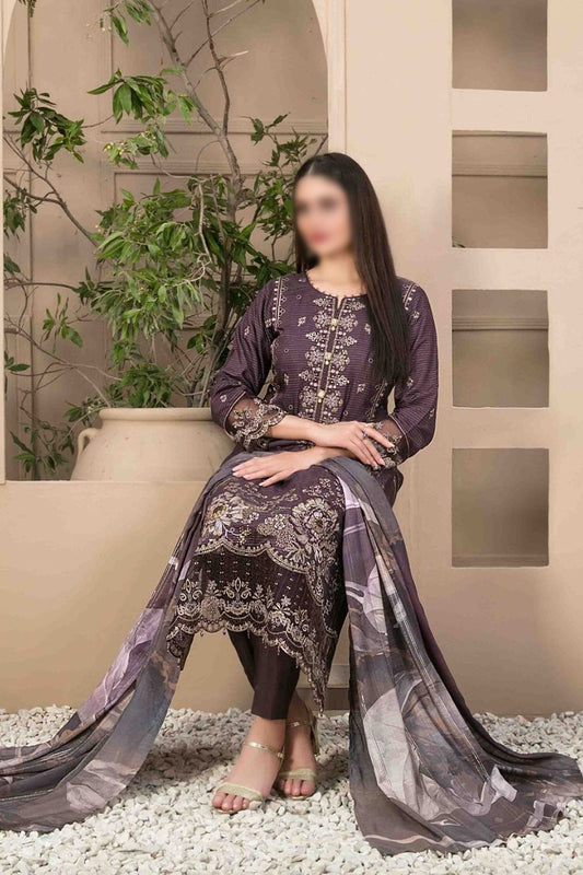 Gulfisha - Embroidered Viscose Zari Collection 2023 - D 9937
