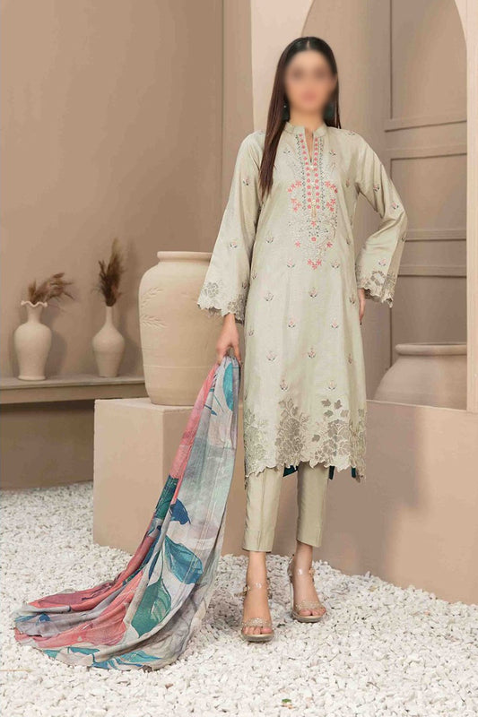 Gulfisha - Embroidered Viscose Zari Collection 2023 - D 9943