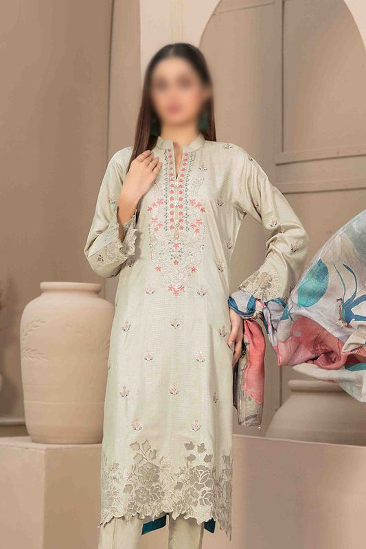 Gulfisha - Embroidered Viscose Zari Collection 2023 - D 9943