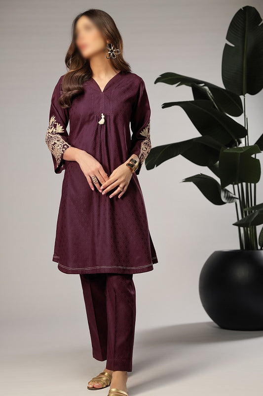 Merakish Jacquard Stitched 2 Piece Collection - DAPHNE