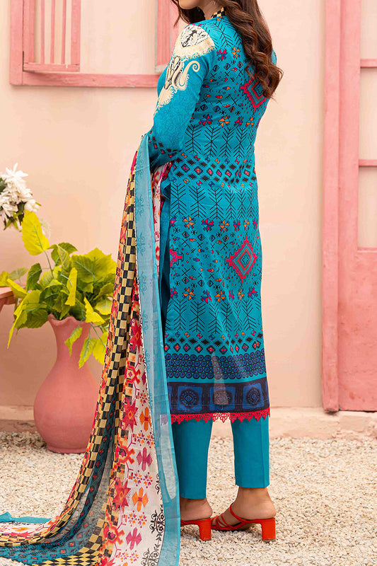Designer Lawn Chiffon Dupatta Collection - AM - DCD 02