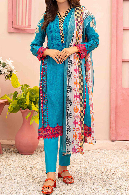 Designer Lawn Chiffon Dupatta Collection - AM - DCD 02