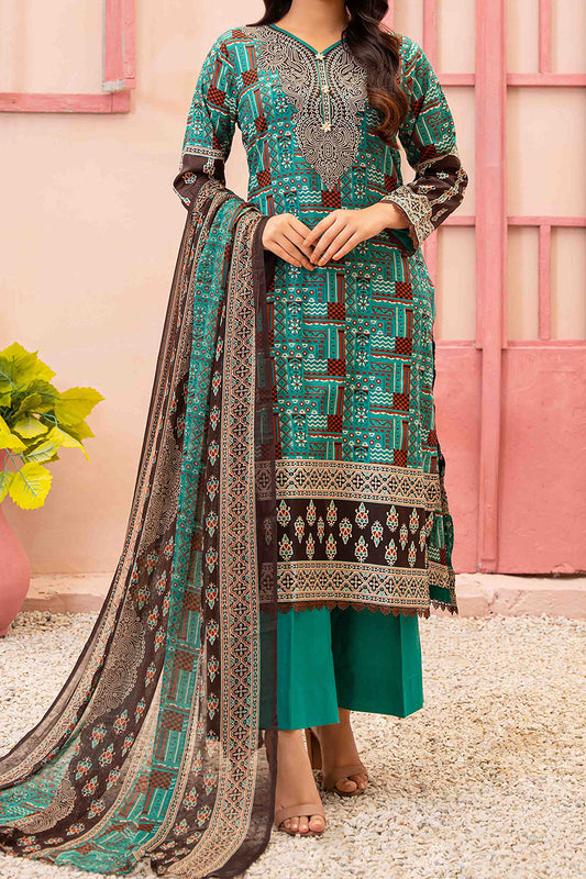 Designer Lawn Chiffon Dupatta Collection - AM - DCD 03