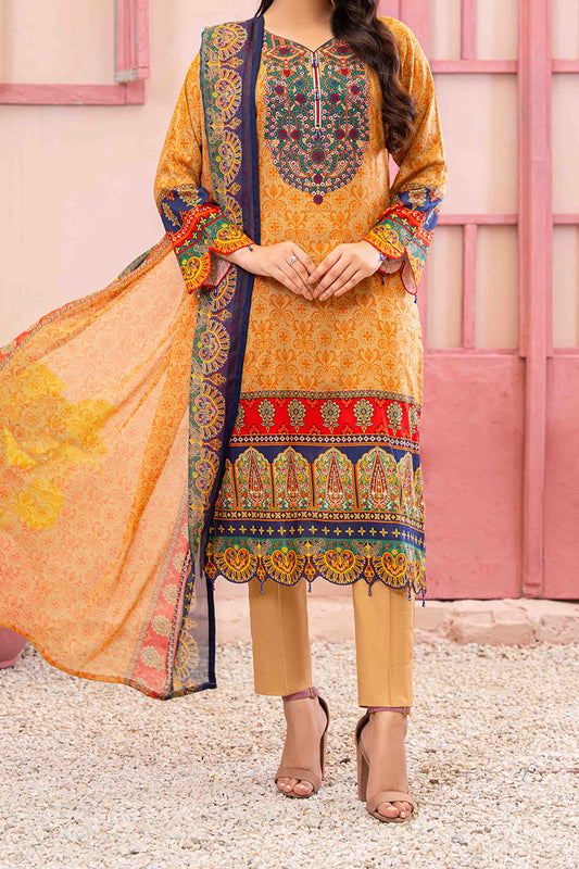 Designer Lawn Chiffon Dupatta Collection - AM - DCD 05