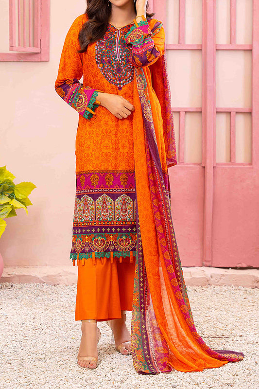 Designer Lawn Chiffon Dupatta Collection - AM - DCD 12