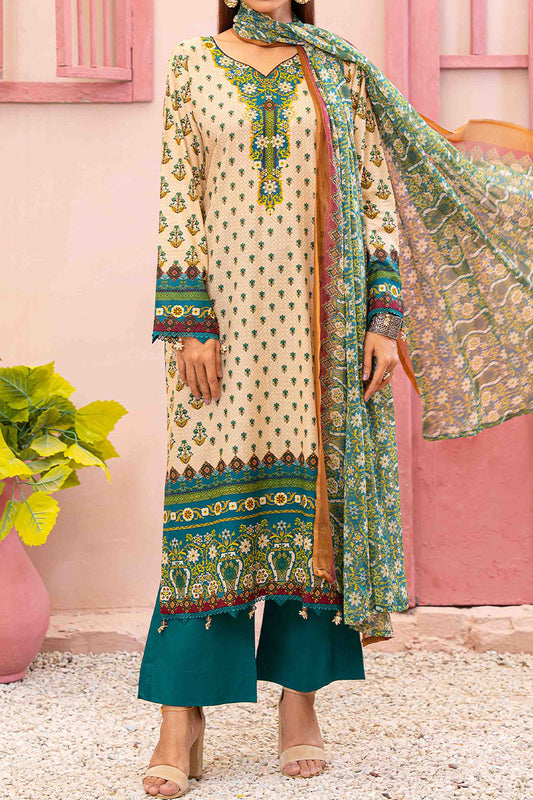 Designer Lawn Chiffon Dupatta Collection - AM - DCD 14
