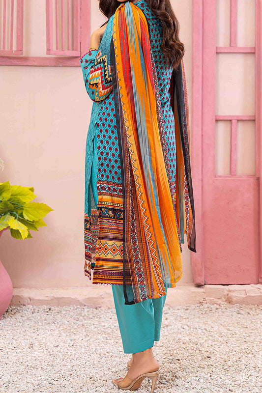 Designer Lawn Chiffon Dupatta Collection - AM - DCD 16