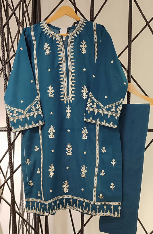 Diora 2 PC Embroidered Co-Ords Collection 2024 - DECO 02