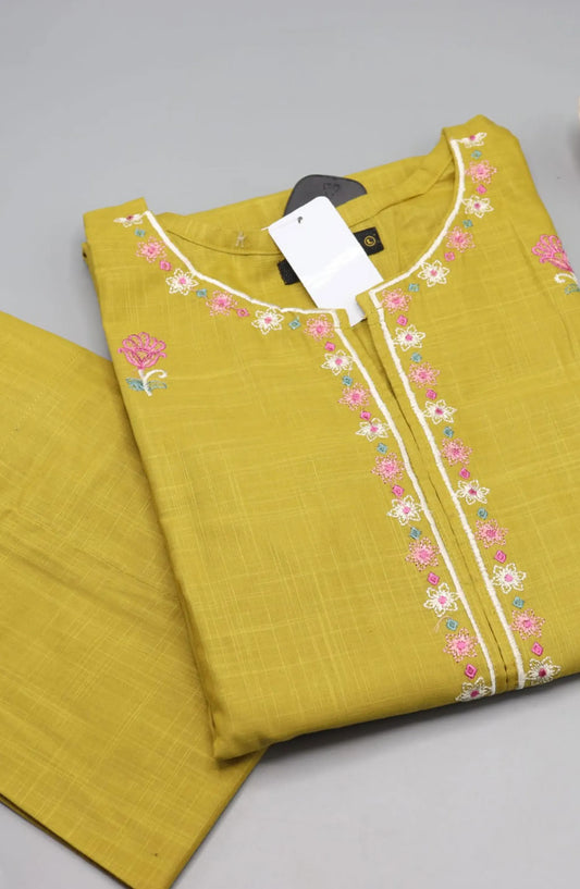 Diora 2 PC Embroidered Co-Ords Collection 2024 - DECO 04