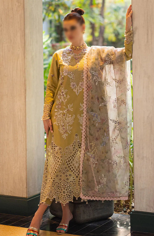 Mushq Orient Express Unstitched Luxury Lawn Collection 2024 - DELICE