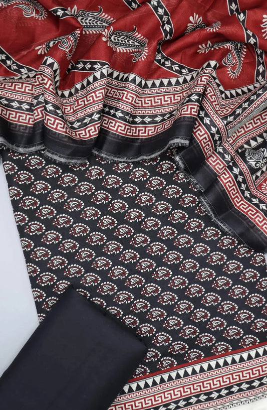 Bin Saeed Unstitched Printed Lawn Collection 2024 Vol 03 - Design 01