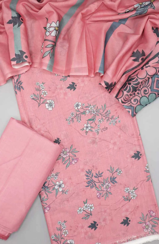 Bahar Unstitched Printed Lawn Collection 2024 - Design 01
