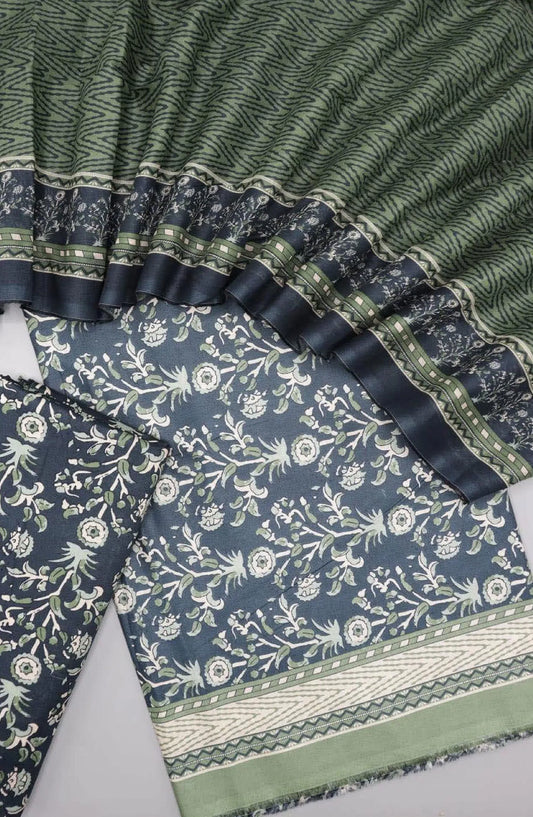 Bin Saeed Unstitched Printed Lawn Collection 2024 Vol 05 - Design 01