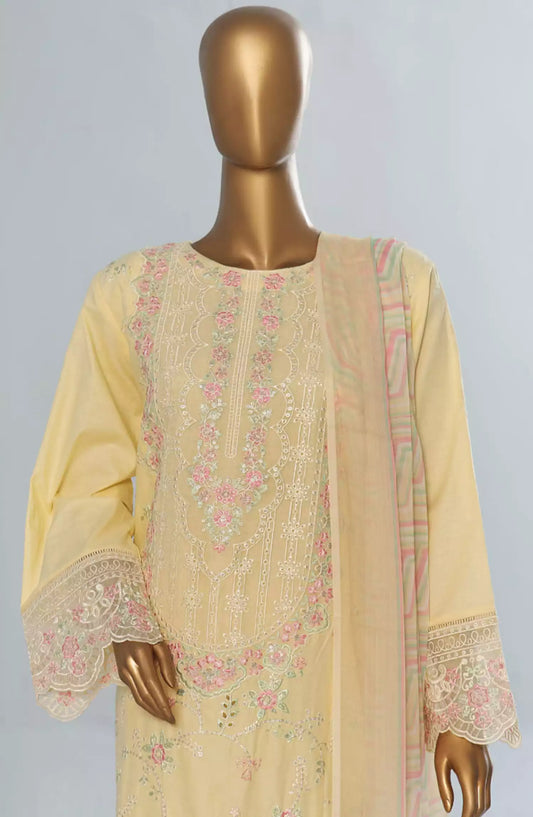 Bin Saeed Luxury RTW Cotton Embroidered Collection 2024 Vol 04 - Design 01