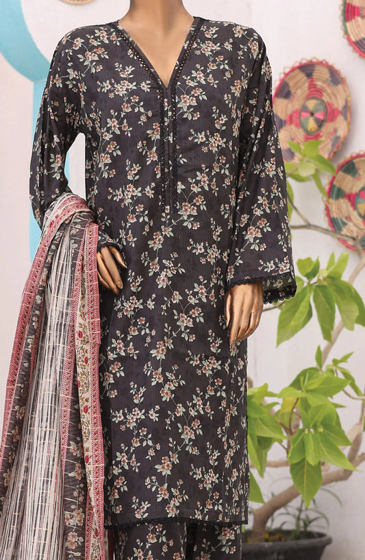 Bin Saeed Printed Lawn Collection 2024 Vol 13 - Design 01