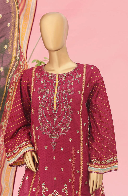 Bin Saeed  Exclusive Embroidered 3 PC Collection 2024 - Design 01
