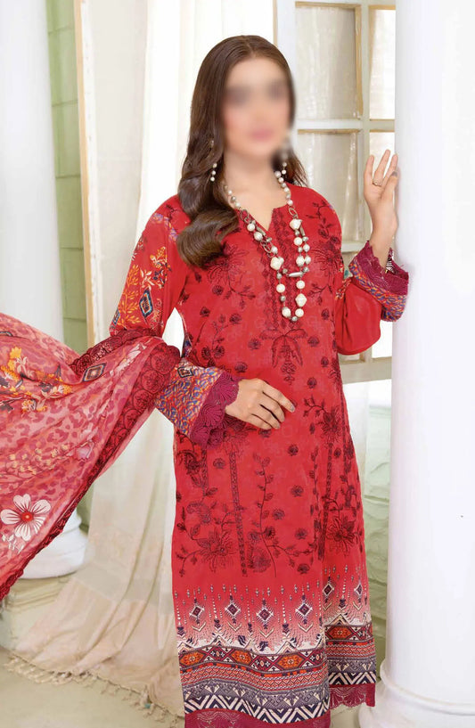 Reet Riwaj Digital Print and Embroidered Collection By Riaz Arts - Design-01